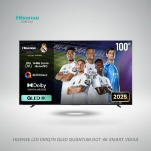 Télévision Hisense 100Q7N QLED 100 pouces 4K 144Hz