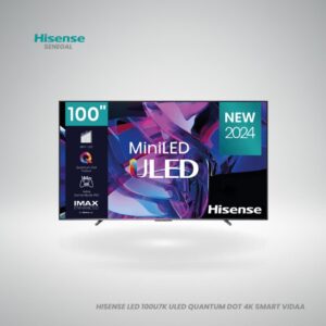 Télévision Hisense 100U7K Mini-LED ULED 100 pouces 144Hz