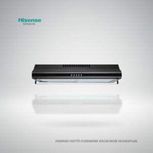 Hotte murale Hisense HHO60PABL 60 cm noir design moderne classe énergétique A+