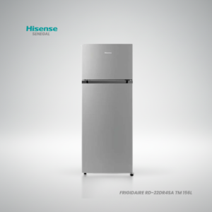 Petit réfrigérateur deux portes Hisense RD-22DR4SA 156 litres finition inox classe A+