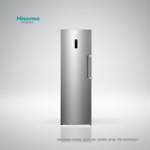 Congélateur vertical Hisense RS-34WC 274 litres No Frost avec 7 tiroirs transparents