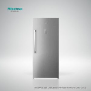 Réfrigérateur combiné Hisense RS-60WC 380 litres finition inox classe A++