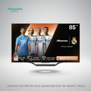 Télévision Hisense 85U7N Mini-LED ULED 85 pouces 4K Smart TV