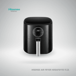 Friteuse à air Hisense H06AFGY1S1 5,2 litres grise avec écran tactile et 7 programmes de cuisson