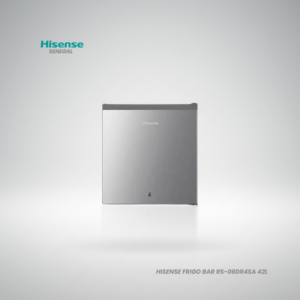 Mini réfrigérateur cube Hisense RS06DR4SA 42 litres blanc ultra-compact pour bureau et chambre