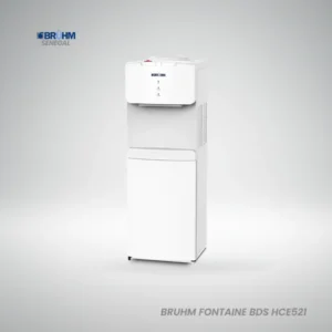 Fontaine à eau Bruhm BDS-HCE521 blanche 2 robinets design compact - Teranga Tech Store