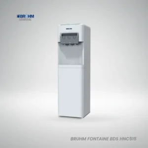 Fontaine à eau Bruhm BDS-HNC515 blanche 3 robinets avec frigo intégré - Teranga Tech Store