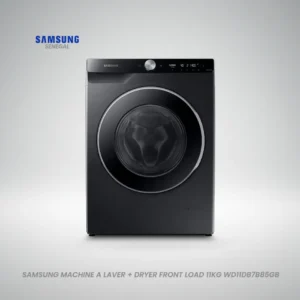 SAMSUNG WD11DB7B85GB Machine à laver séchante 11kg Front Load - Teranga Tech Store Sénégal
