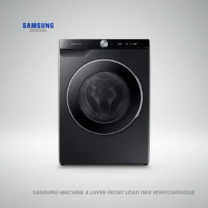 Machine à laver Samsung Front Load 11kg WW11CG604DLB noir design moderne Teranga Tech Store