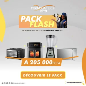 Pack Flash Cuisson & Préparation – Air Fryer + Four + Mixeur + Micro-ondes