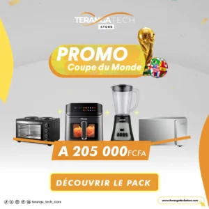 Pack Flash Passion Cuisine – Air Fryer Hisense + Four + Mixeur Bruhm + Micro-ondes