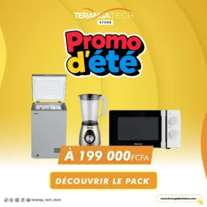 Pack Flash Essentiel Maison – Congélateur + Mixeur Bruhm + Micro-ondes Hisense