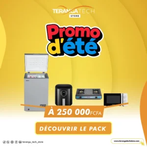 Pack Flash-Congélateur Bruhm + Air Fryer + Cuisinière + Micro-ondes Hisense