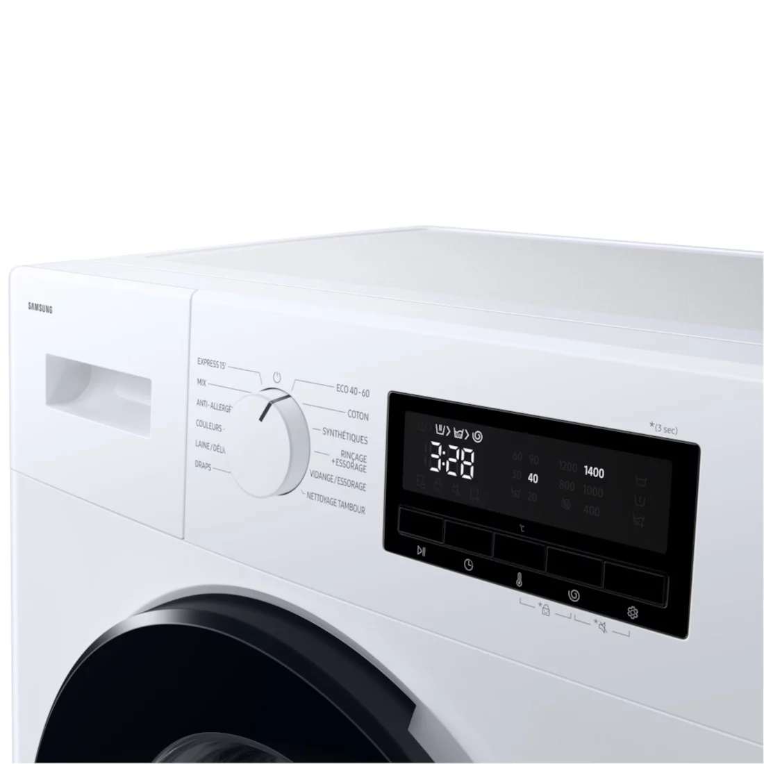 Samsung Machine à laver Front-Load 8kg WW80FG3MO5AWNQ BLANC – Image 2