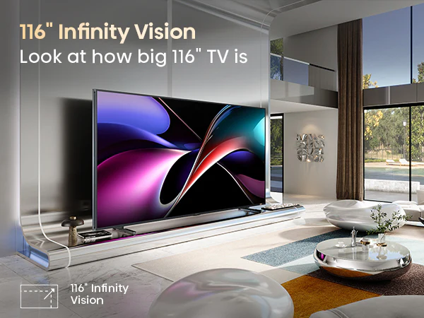 Hisense Led 100UX ULED-X Quantum Dot 4K RGB-MINI-LED AI – Image 3