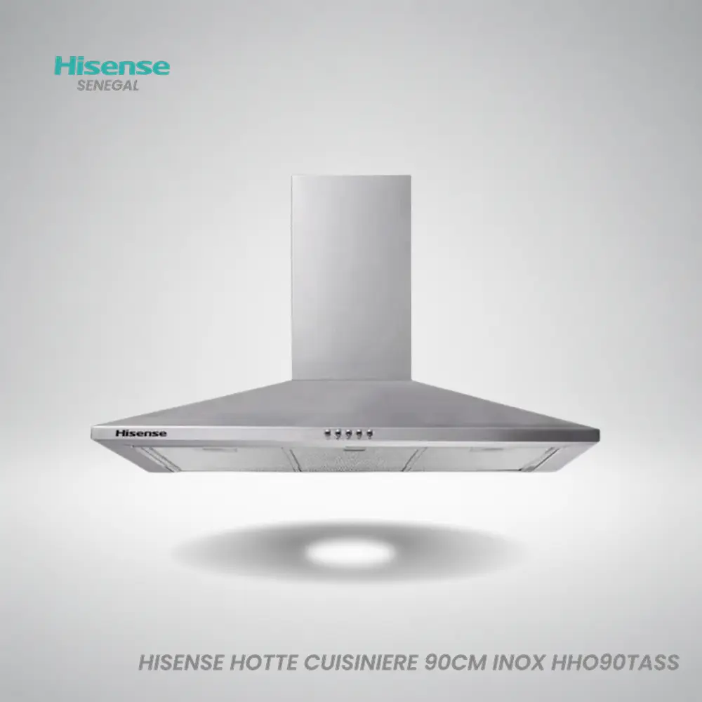 Hisense Hotte Cuisiniere 90CM Inox HHO90TASS