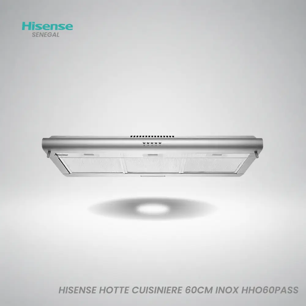 Hisense Hotte Cuisiniere 60CM Inox HHO60PASS