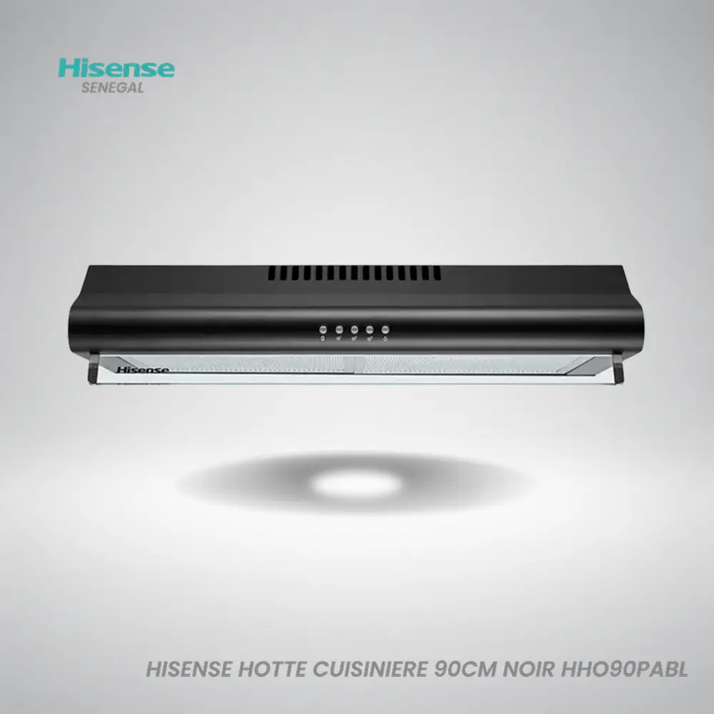 Hisense Hotte Cuisiniere 90CM Noir HHO90PABL