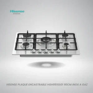 Hisense Plaque Encastrable HGH951SS01 90 Cm Inox A Gaz