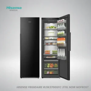 Hisense Réfrigérateur 370L Noir No Frost